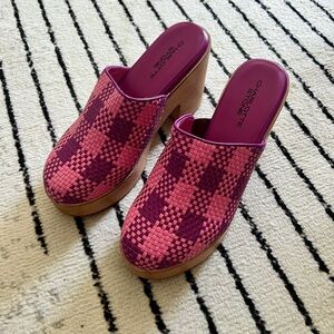 Charlotte Stone Marlo Heeled Wooden Clogs